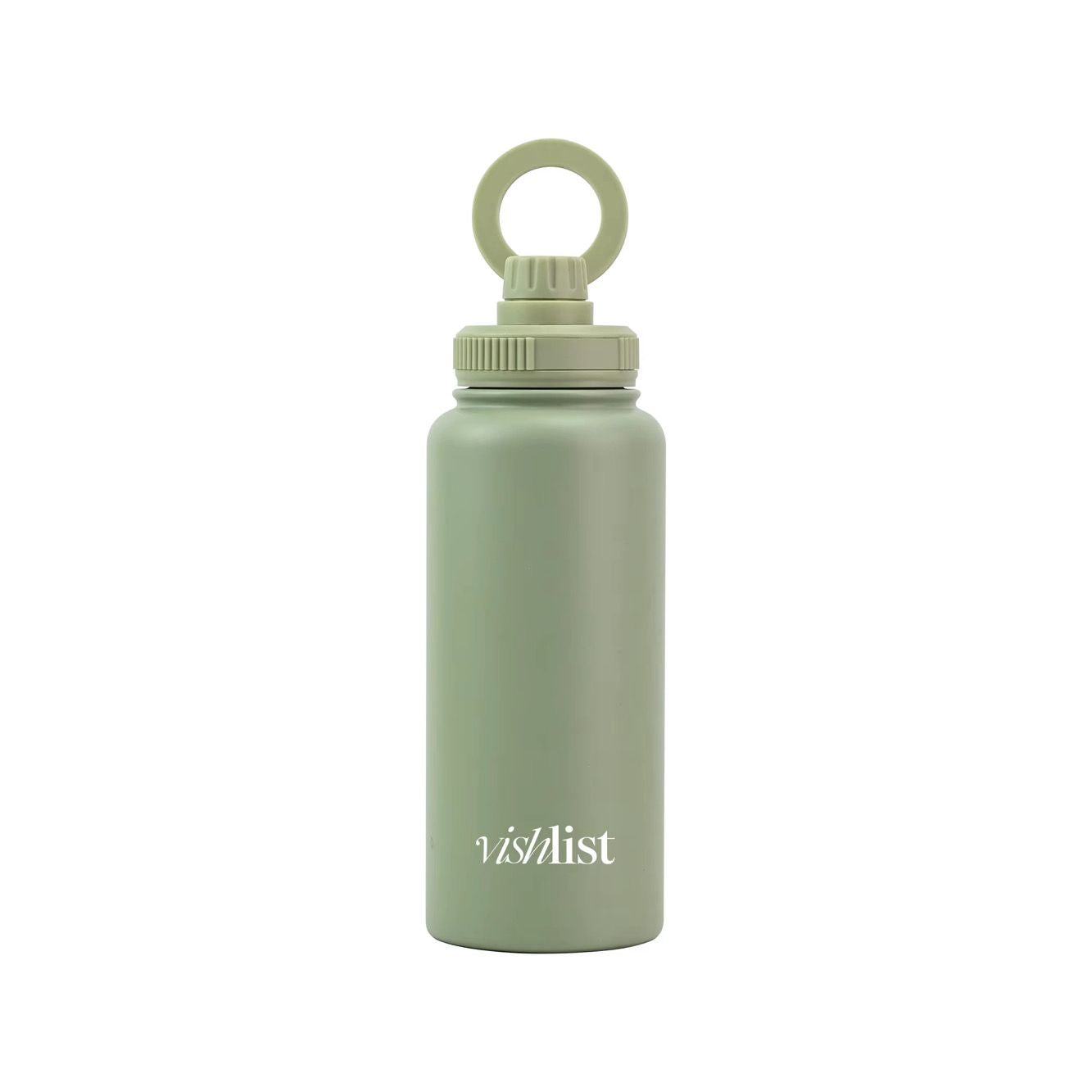 Water Bottle Magnet Lid 1000ml 32 OZ Magnetic Phone Holder